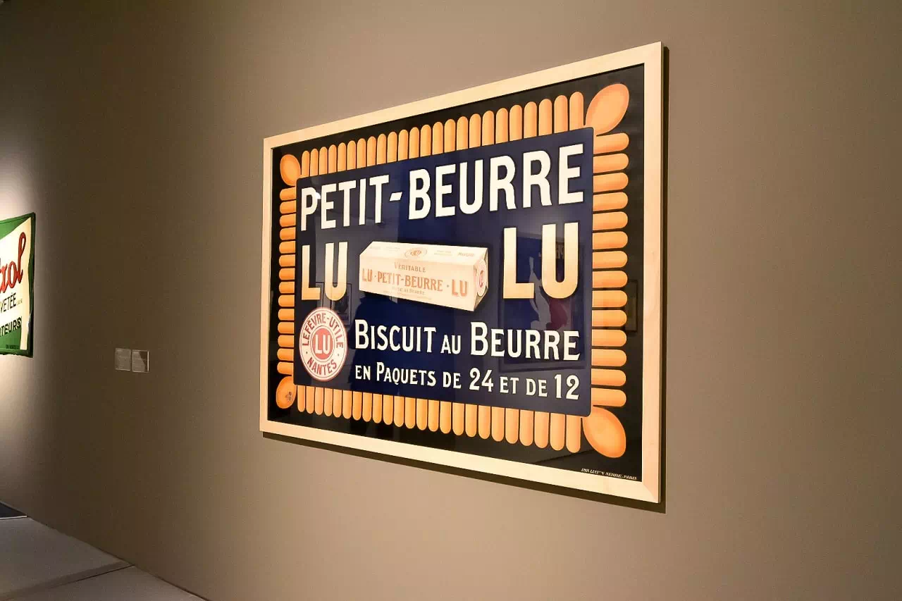 affiche publicitaire petit-beurre lu