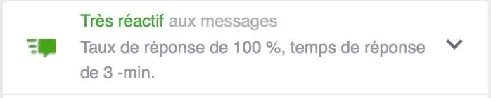 badge Facebook très réactif aux messages