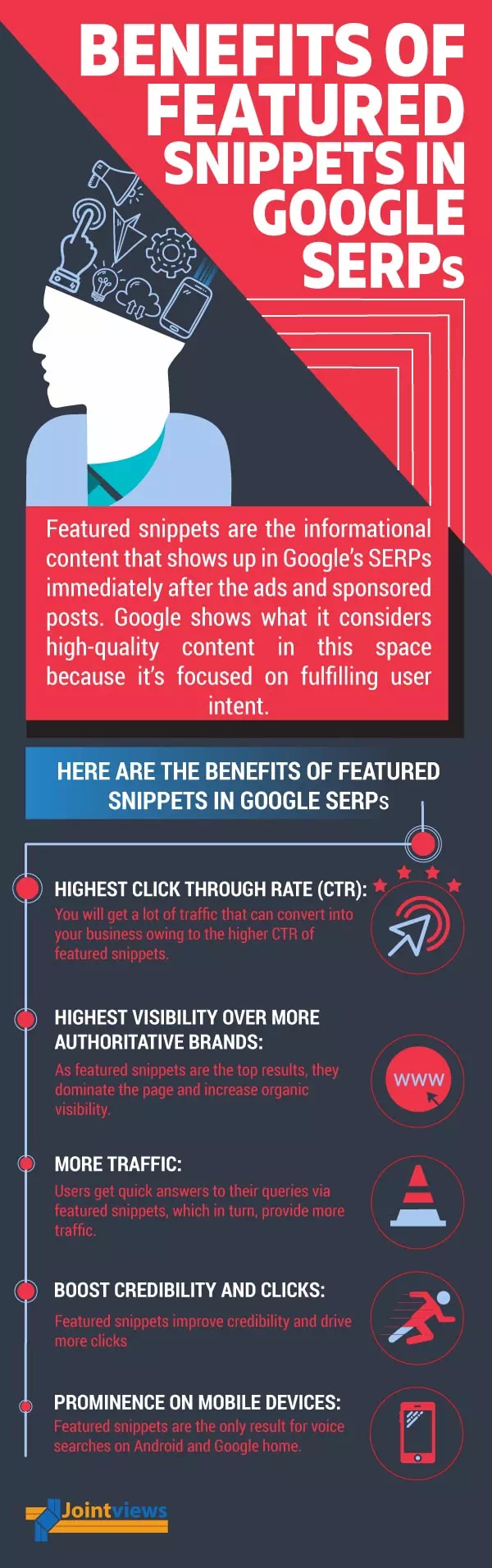 bénéfices des Featured Snippets