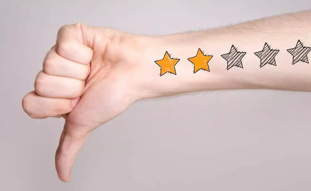 comment répondre à un avis négatif