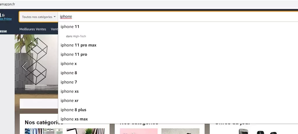 Complétion Amazon
