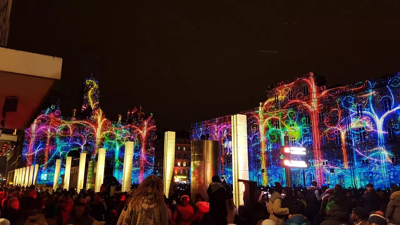 Place des Terreaux à Lyon - Fête des Lumières 2019