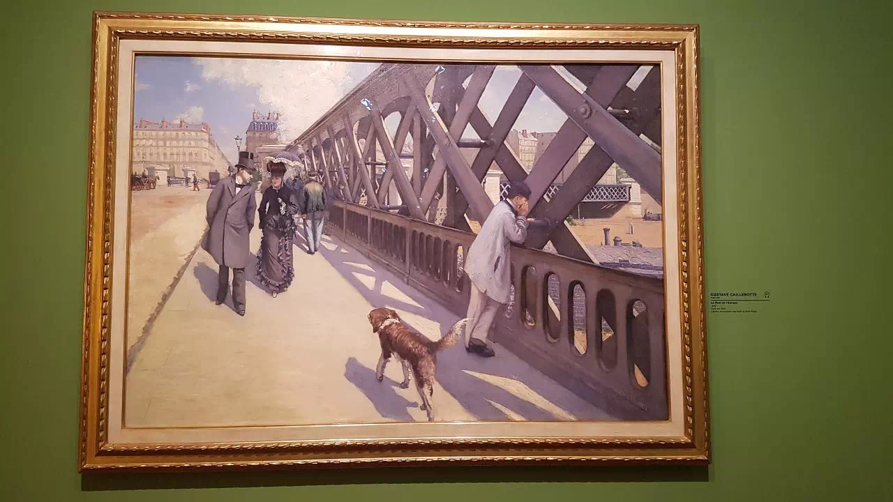 Le Pont de l'Europe de Caillebotte