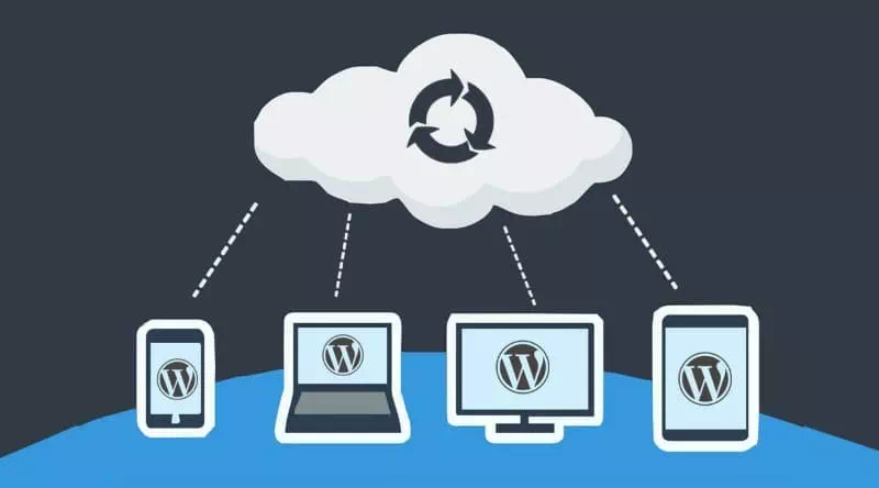 sauvegarde cloud site WordPress