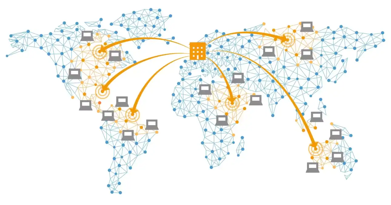 schema CDN schéma CDN