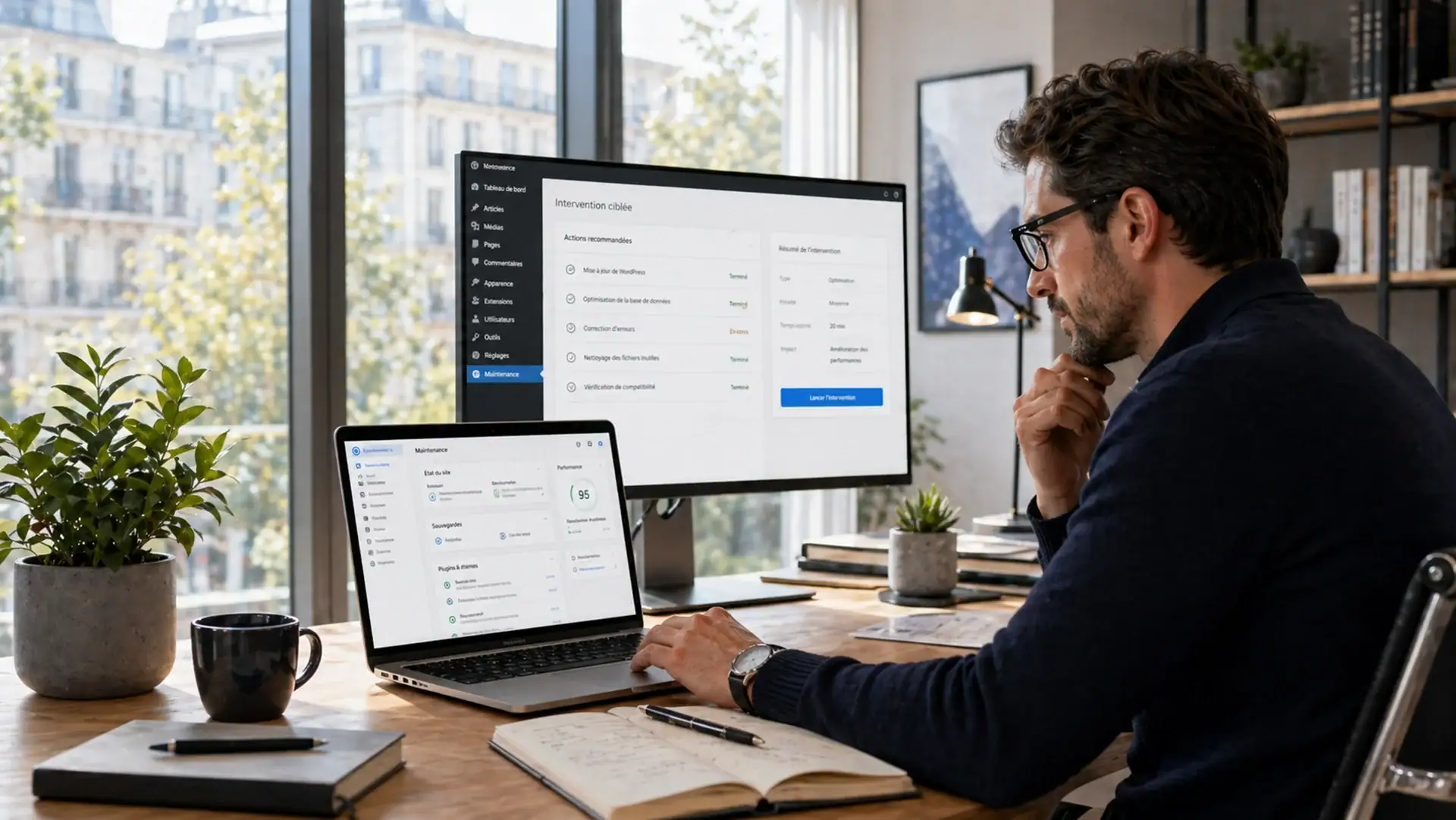 intervention ponctuelle de maintenance WordPress