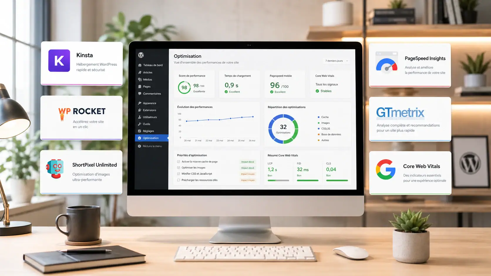 Accédez aux meilleures solutions d’optimisation WordPress