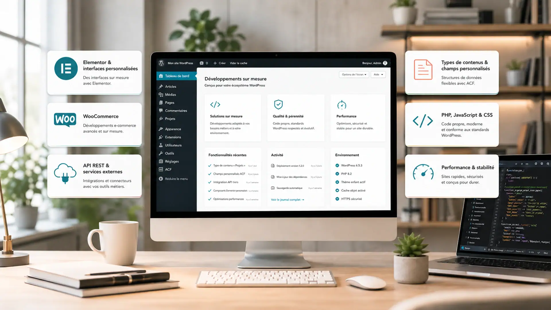 Développements adaptés à votre écosystème WordPress