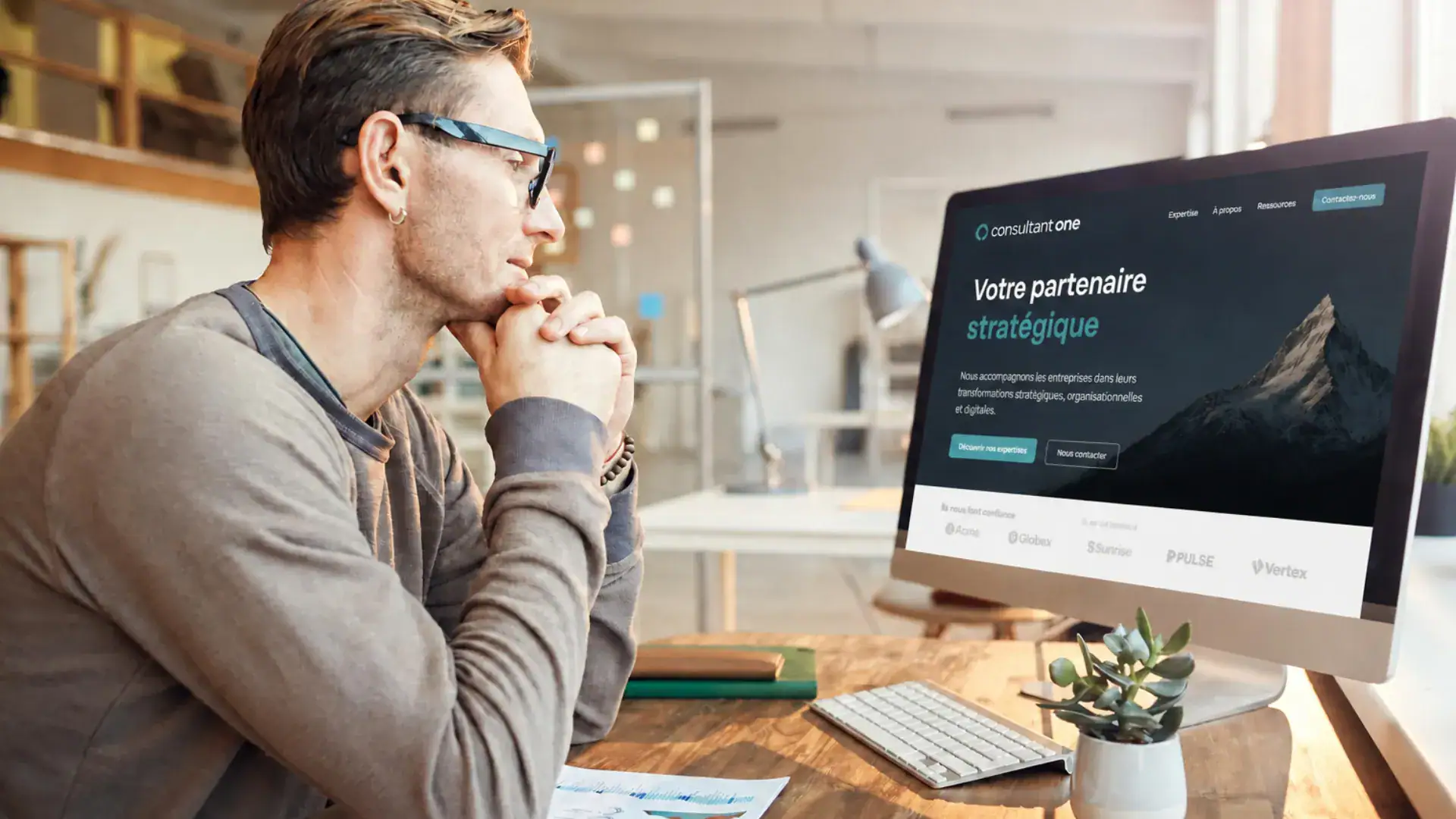site vitrine WordPress élégant et engageant