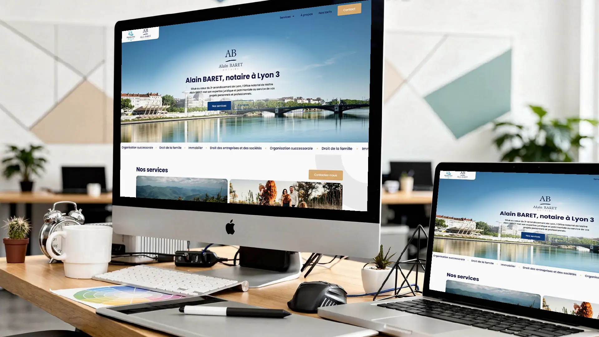 Création de site WordPress Notaire