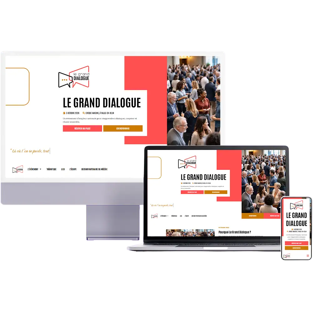 Création du site WordPress du Grand Dialogue