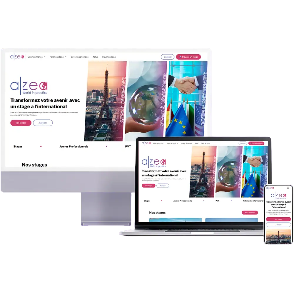 Refonte du site WordPress d’Alzea