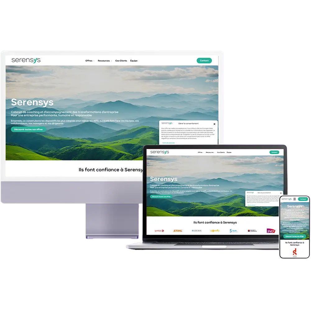 Refonte du site vitrine WordPress Serensys