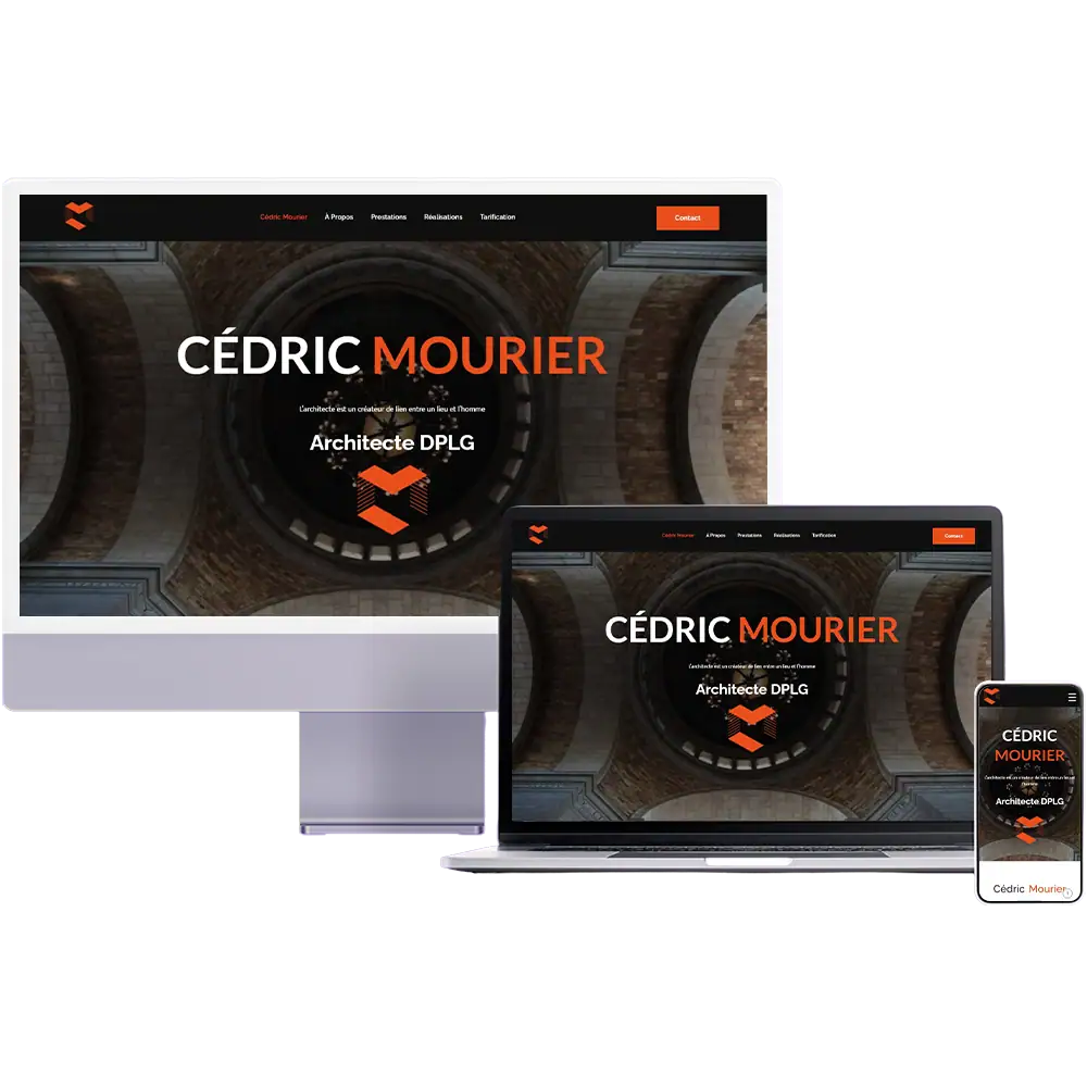 Refonte du site vitrine WordPress de Cédric Mourier