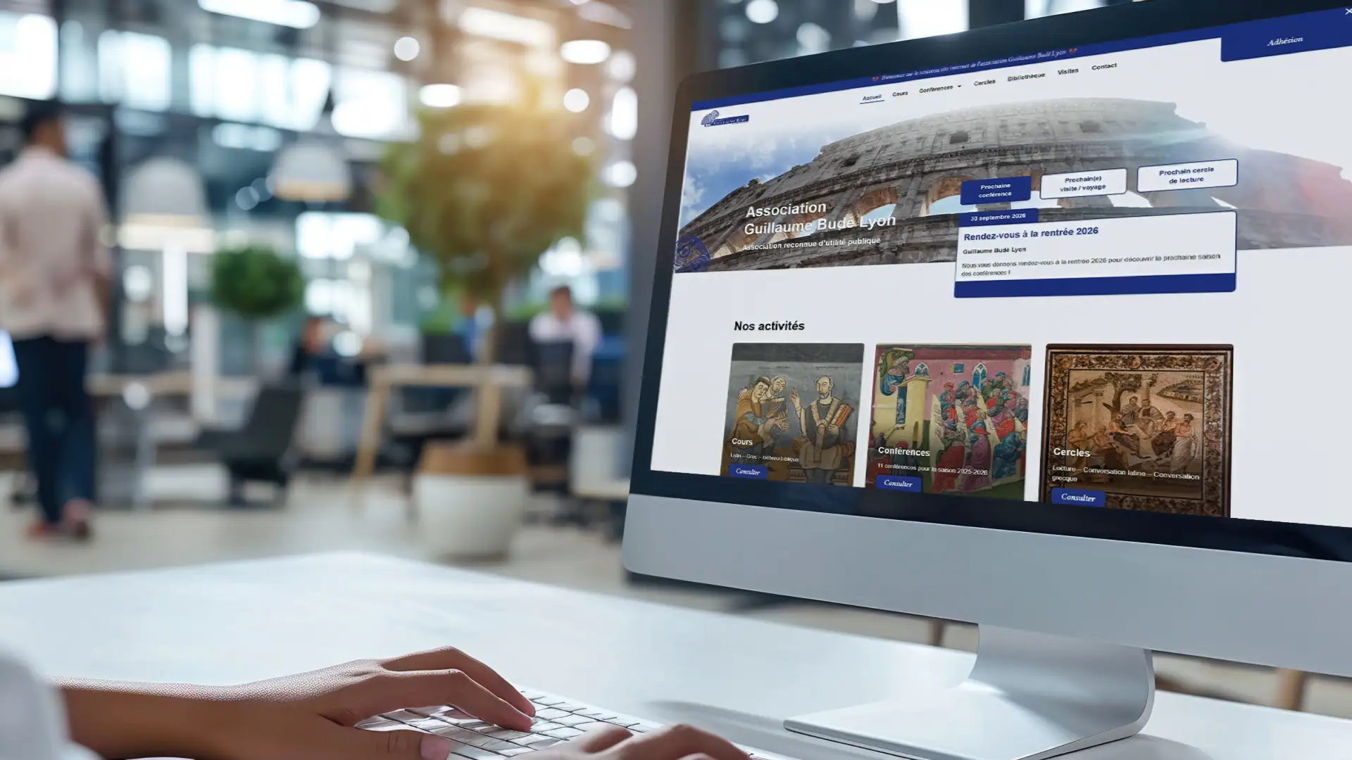 Association Guillaume Budé - Refonte site vitrine WordPress