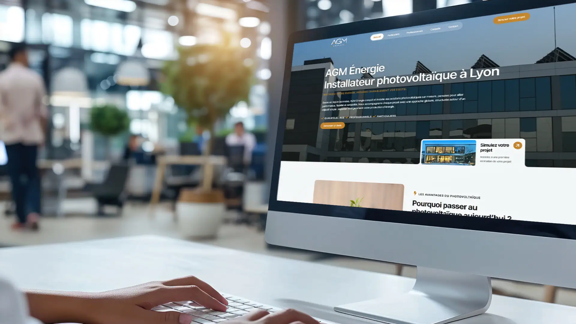 Création de site internet pour installateur photovoltaïque