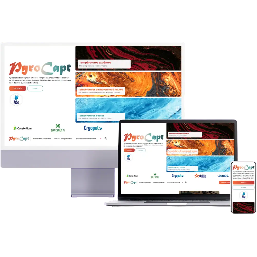 Création du site WordPress de Pyrocapt