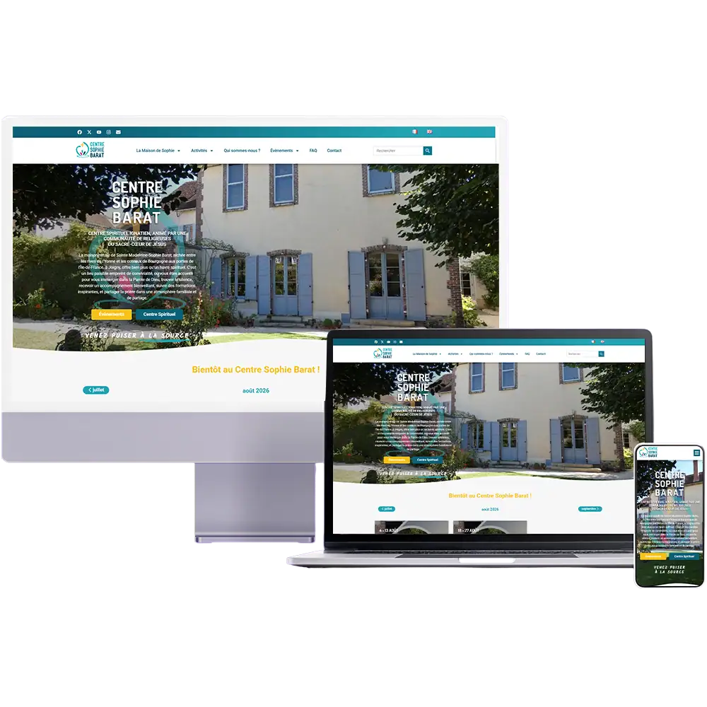 Refonte du site WordPress du Centre Sophie Barat
